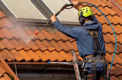Démoussage et hydrofuge de toiture à Roberval